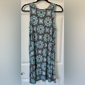 Blue Pattern Loft Dress